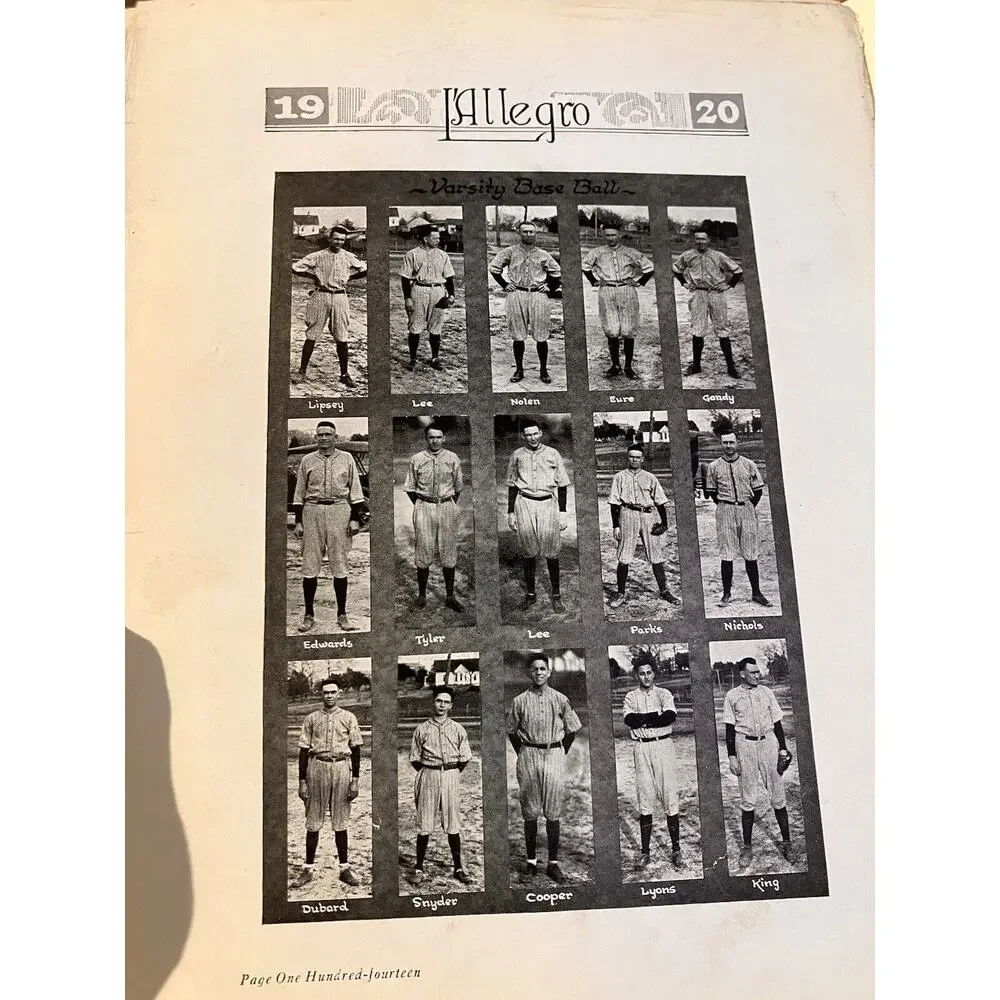 Mississippi College Yearbook‎ Annual 1920 Antique L’Allegro